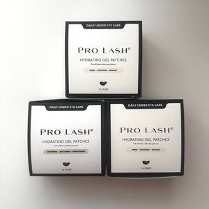Pro Lash Hydrating Gel Under Eye Patches x3